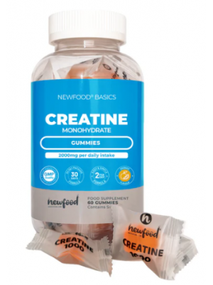 Creatina Monohidratada - 60 Gomas - Newfood
